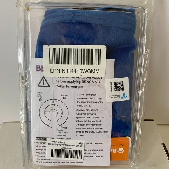 Bencmate Protective Inflatable Collar for Dogs And Cats Large  FOR DOGS AND CATS - Picture 4 of 5